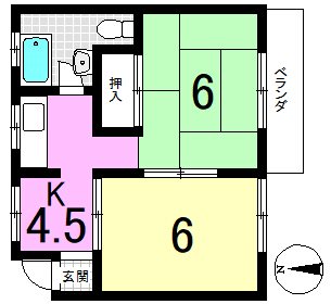 西野山マンション【会員限定】 間取り図