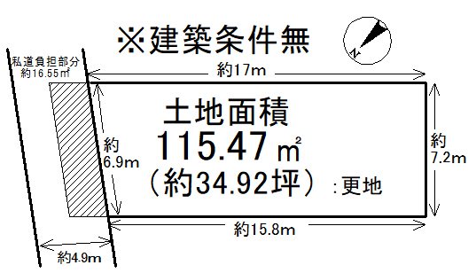 安朱奥ノ田１号地 間取り図