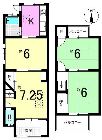 西野後藤 間取り図