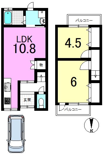 西野大鳥井町【会員限定】 間取り図