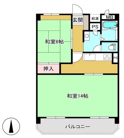 山科団地B棟【会員限定】 間取り図