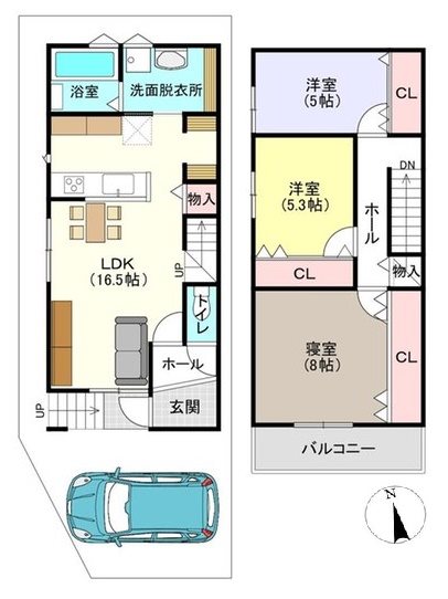 音羽山等地 間取り図