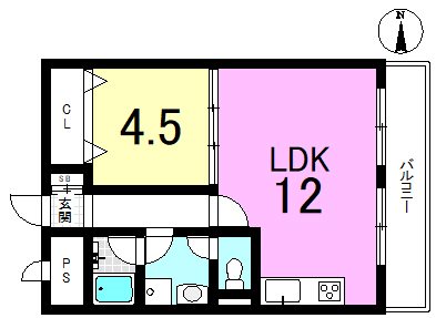 山科ハイツ  間取り図