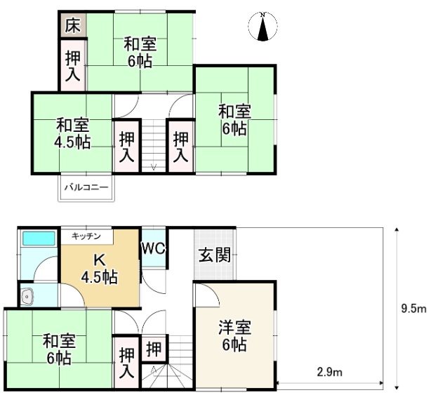 西野山桜ノ馬場町【会員限定】 間取り図