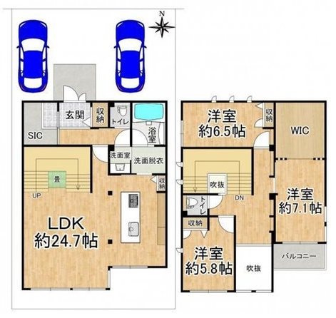 西野今屋敷町【会員限定】 間取り図