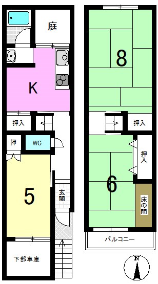 小山谷田町 間取り図