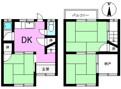 椥辻番所ヶ口町 間取り