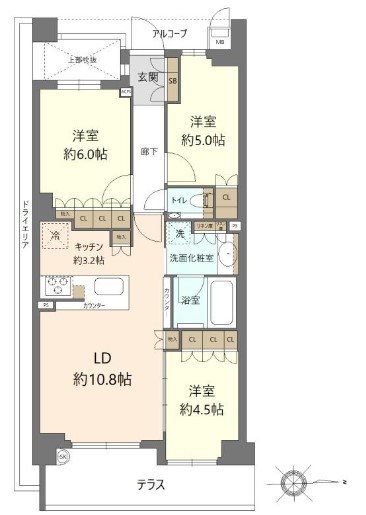 シャリエ京都山科North【会員限定】 間取り