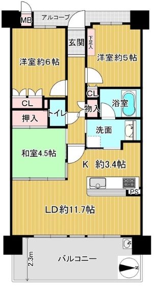 BELISTA京都山科【会員限定】  間取り図