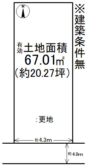 北花山中道町 間取り図