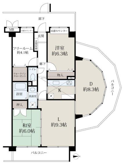 ブルーム山科大宅【会員限定】 間取り図