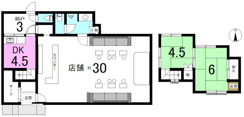 寺田宮ノ谷 間取り図