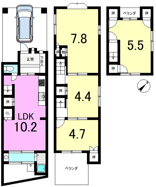 小山北溝町【会員限定】 間取り図