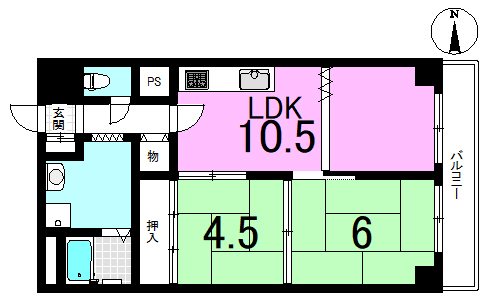 山科セントラルハイツ【会員限定】  間取り図