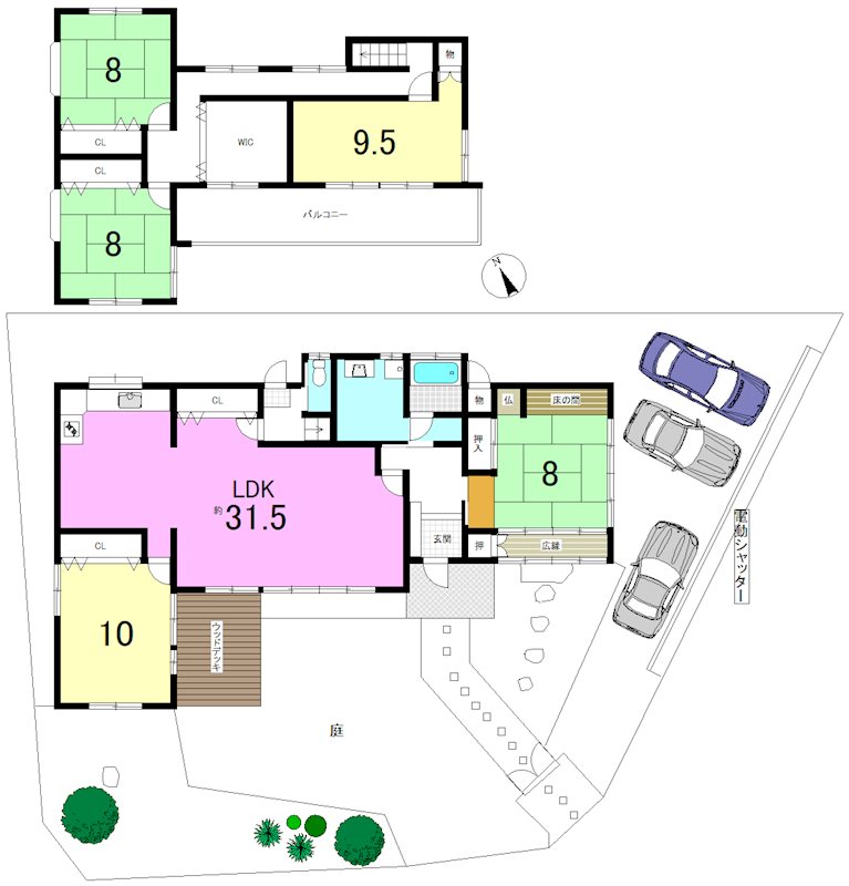 大塚高岩 間取り図