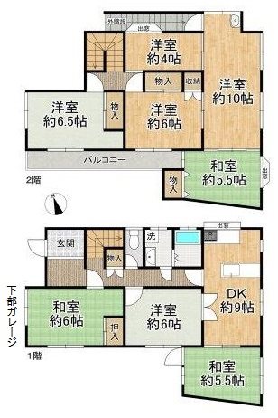 大塚大岩 間取り図
