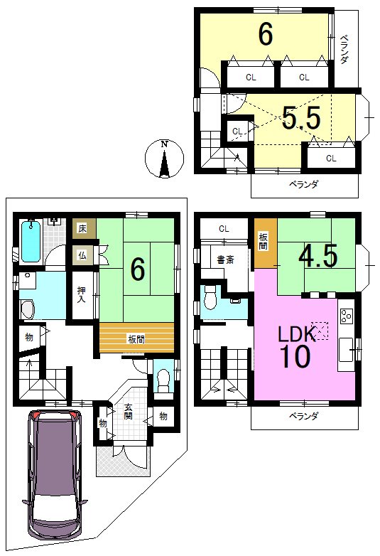 西野今屋敷町【会員限定】 間取り図