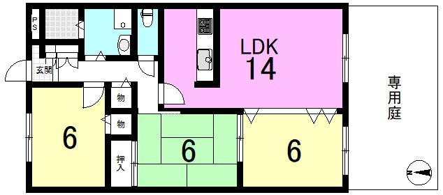 サンルシエル山科西野 間取り図