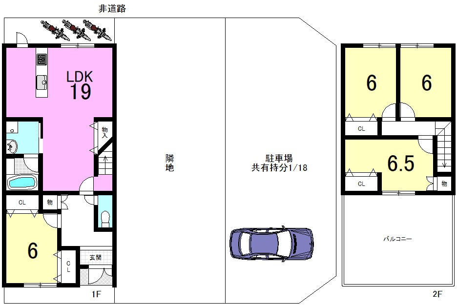 勧修寺柴山 間取り図