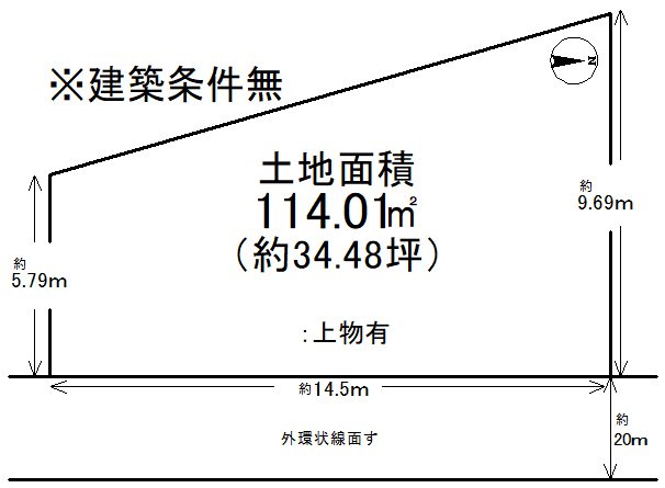 東野門口町 間取り図