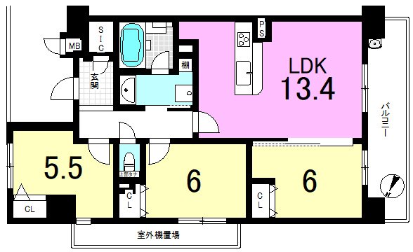 エスリード京都山科セミリア【会員限定】  間取り図