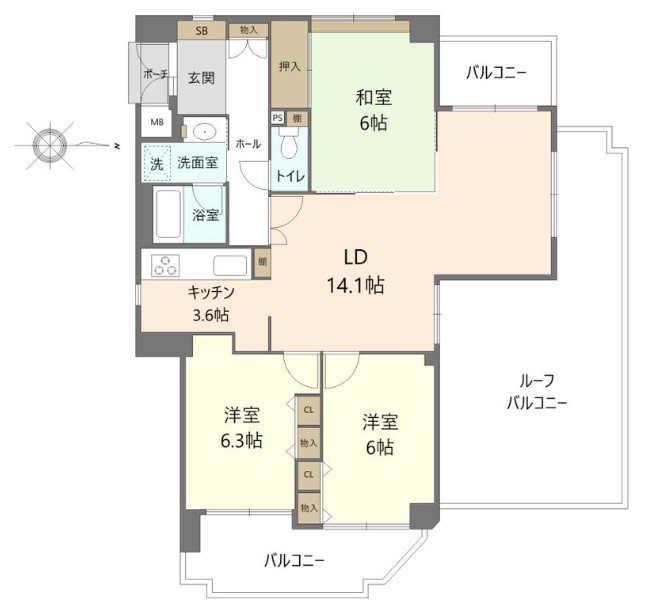 シャルマンコーポ山科なぎの辻【会員限定】 間取り図