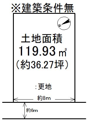 西野山中鳥井町 間取り図