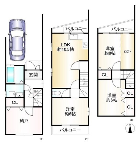 椥辻平田町【会員限定】 間取り図