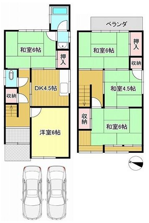 小山北林町 間取り図