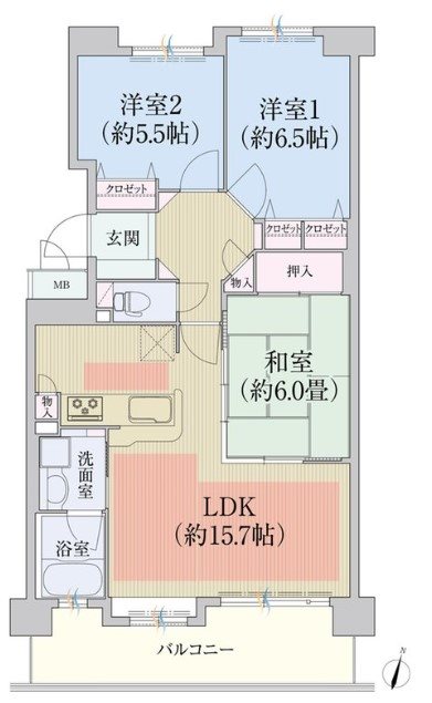 パデシオン山科夢ヶ丘【会員限定】 間取り図