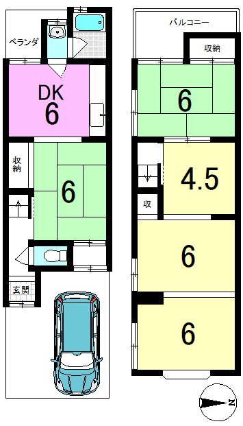 西野大鳥井町【会員限定】 間取り図