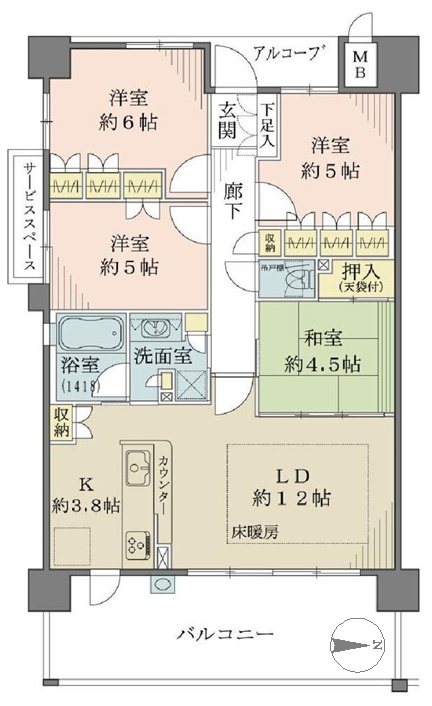 BELISTA京都山科【会員限定】  間取り図