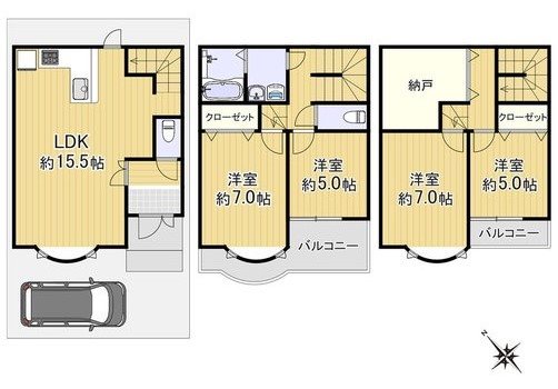 北花山中道町【会員限定】 間取り図