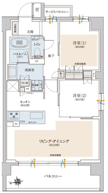 ライオンズ鴨川東【会員限定】 間取り図