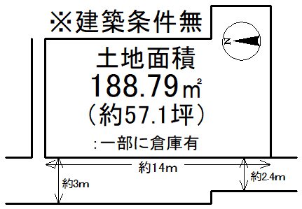 北花山中道町 間取り図