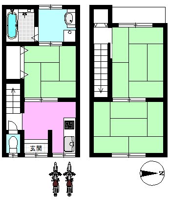 東野百拍子町 間取り図