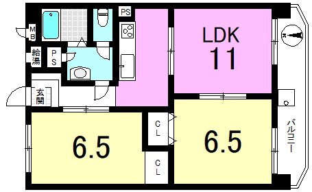 山科団地B棟【会員限定】 間取り図