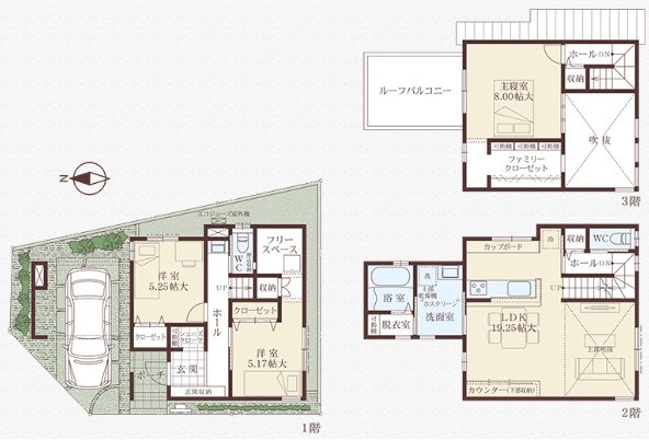 東野中井ノ上町８号地【会員限定】  間取り図