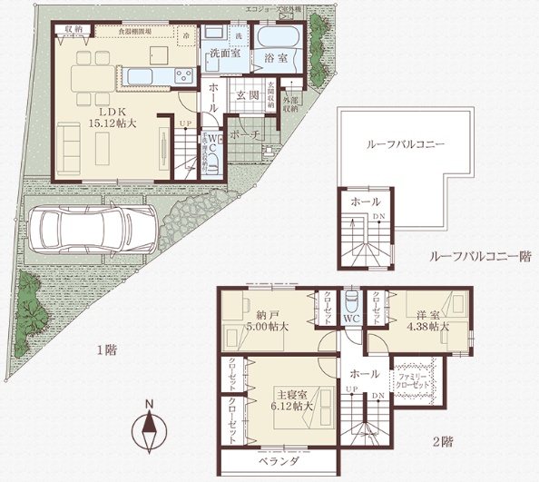 東野中井ノ上町９号地【会員限定】 間取り図