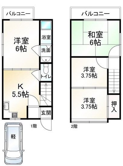 小山中ノ川町【会員限定】 間取り図