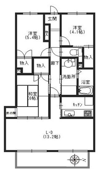 ブルーム山科大宅【会員限定】 間取り図