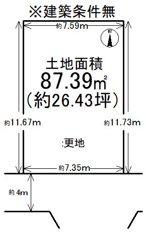 音羽草田町１号地 間取り図