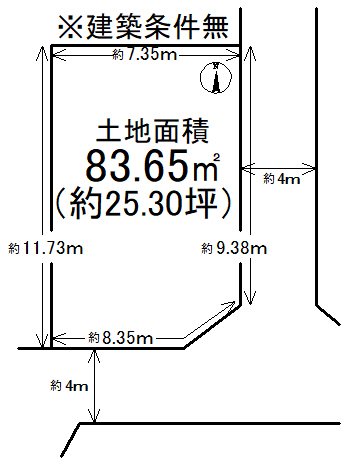 音羽草田町２号地  間取り図
