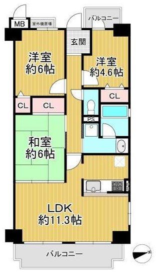 グランドメゾン京都山科【会員限定】 間取り