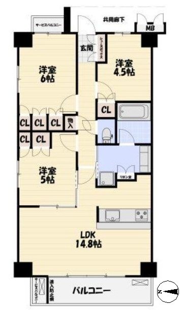プレミスト山科椥辻ザ・テラス 【会員限定】 間取り図
