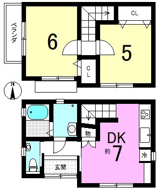 御陵久保町 間取り図