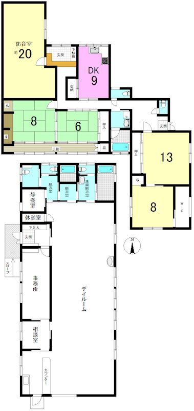 東野南井ノ上町 間取り図