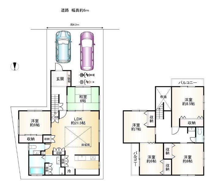 大宅関生町【会員限定】 間取り図