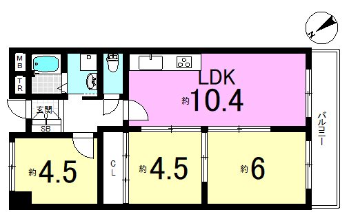 ルシエル山科椥辻【会員限定】  間取り図