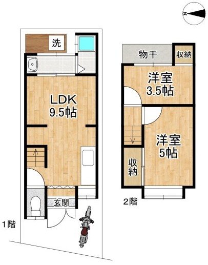 西野野色町【会員限定】 間取り